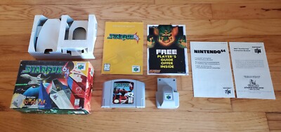 Star Fox Nintendo 64 N64 Starfox Game Complete CIB Manual Box Rumble Pak Pack !!