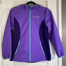 Free Country Purple Hooded Jacket Hoodie Full Zip Girls Size XL 10-12