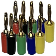 CESS 5-Colors 2mm 21: 5-Colors/10-Pack Plug, black, red, yellow, green, blue