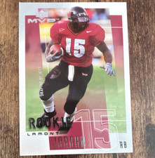 Upper Deck 2001 MVP LaMont Jordan New York Jets #297 Rookie NFL Football Card. rookie card picture