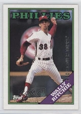 2017 Topps Rediscover Topps Buybacks Silver Wally Ritchie #1988-494