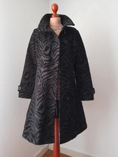 Très beau manteau chaud pour l'Hiver, marque Desigual T 42 couleur Noir/Marron