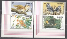 Ruanda - Post Yvert 1182/85 Ohne Z&auml;hnung ** MNH Fauna - V&ouml;gel