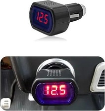 LED Display Voltmeter, DC 12V 24V Battery Voltage Tester Digital Panel 1 PCS