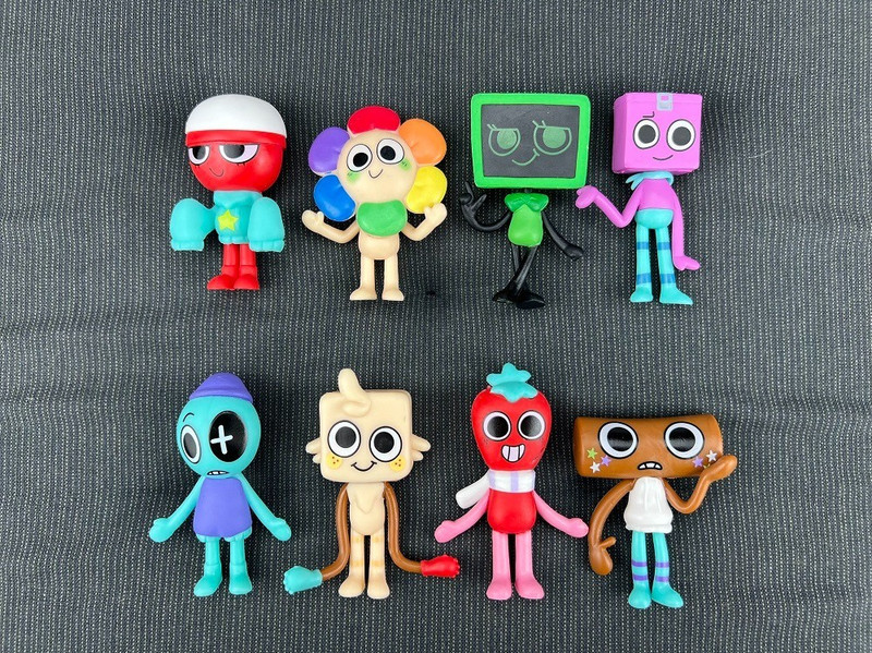 8Pcs Dandy's World Figures Model Toy Set Figurine Shrimp Sprout Goob Kids Gift