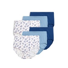 Jockey Women's 100 Cotton Elance Breathe Brief - 6 Pack