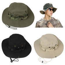 Wide Brim Bucket Hat UPF50+ Waterproof Sun Hat For Fishing Hiking Camping UK