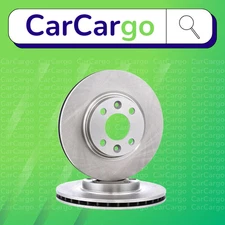 Front Brake Discs x2 FOR Renault Clio 1.5 dCi 90 2012-2021 Vented 258mm