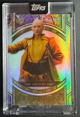 2025 Topps Marvel the Collector #60 The Ancient One Perfection HOLO ###/100