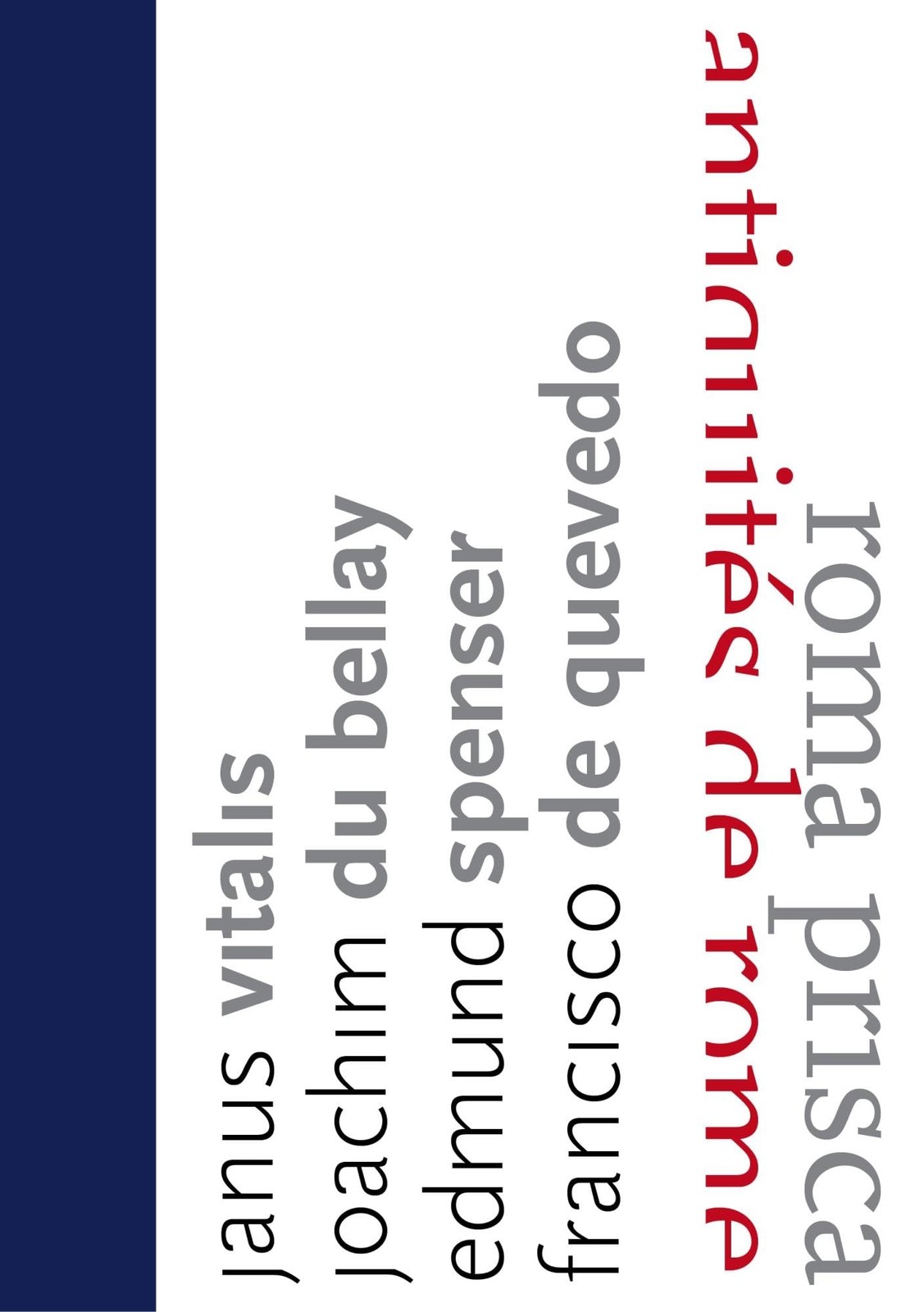 Виталис Янус / Йоахим Дю Белле / Эдмунд Спенсер - Рома П (ИМПОРТ ИЗ Великобритании), НОВАЯ книга