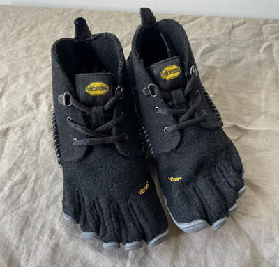 Vibram FiveFingers Schwarz Wolle Schnürschuhe Barfußschuhe Minimalistisch US ...