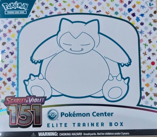 Neu Factory Sealed Pokémon Center Scarlet & Violet 151 Elite Trainer Box ETB