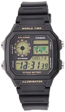 Casio Standard watch AE-1200WH-1B New