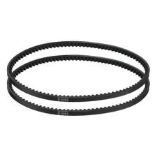 2Pcs 3LX260 Rubber V Belt, 26" Length x 0.37" Width x 0.22"Thick Industrial Belt