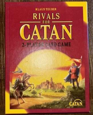 Rivals For Catan 2-Player Strategy Card Game Klaus Teuber Open Box Sealed Cards 