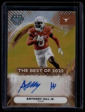 Auto 2025 Bowman U Best #BOA-AH Anthony Hill Jr. Best Of 2025 Auto Gold /50