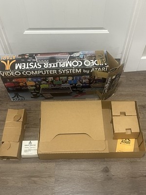 Rare 1977 Atari 2600 Heavy Sixer Console System Original BOX ONLY