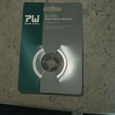 Plumb Works 2-1/2” Sink Mesh Strainer SS