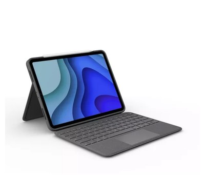 NEU VERSIEGELT LOGITECH Touch iPad Pro 11'' Tastatur Folio Hülle - Grau    