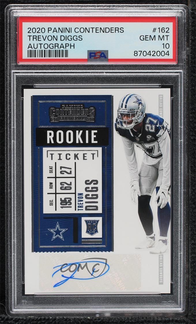 2020 Panini Contenders Ticket Trevon Diggs #162 PSA 10 GEM MT Rookie Auto RC 1q7