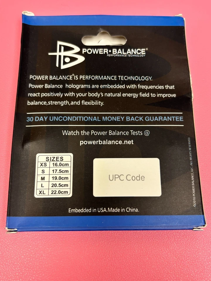 Pulsera Power Balance Ion Magnético Energía y Terapia Pulsera Silicona - Mediana Foto 3 de 3