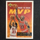 1992-93 Upper Deck #67 Michael Jordan Back To Back MVP Art Card Bulls HOF NM-MT