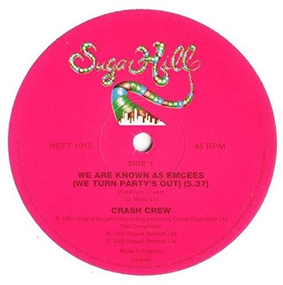 Crash Crew - We Are Known As Emcees / On The Radio - Used Vinyl Recor - F4593z