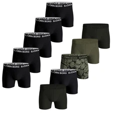 Björn Borg Men's Boxershorts, 5 Pack - Cotton Stretch Trunks, Big Logo