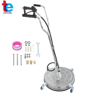 #ad Pro Grade 24 Inch Pressure Washer Surface Cleaner Attachment with 4 Wheels $196.11