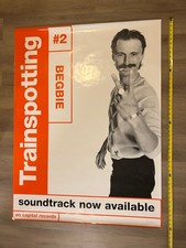 Original VTG Trainspotting Begbie Subway Size Poster 48x36 Franco Robert Carlyle