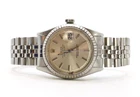Vintage Rolex Datejust 1603 Men's 36mm Stainless Steel Silver Dial #590
