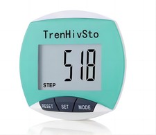 Clip-On Pedometer     Step  Mile Counter for Walking, Running, Adults  Kids