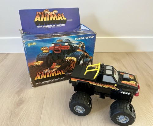 Vintage 1984 Galoob The Animal Power Pickup Truck Tested Working w/ Box