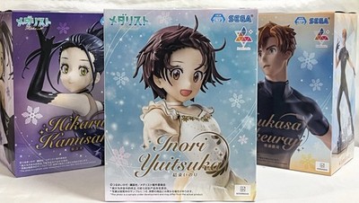 Medalist Figure Set of 3 Inori Yuitsuka Hikaru Kamisaki Tsukasa Akeuraji SEGA