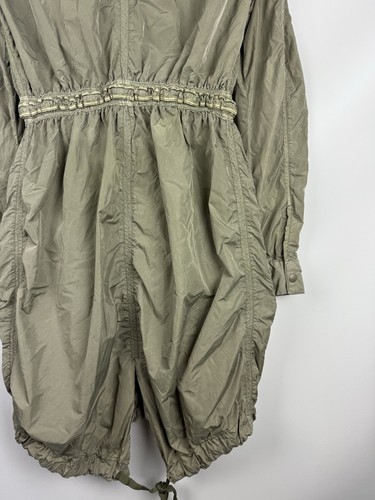 Diesel Vintage Y2K Ladies Nylon Fishtail Hooded Parka Jacket Size M - Picture 16 of 21