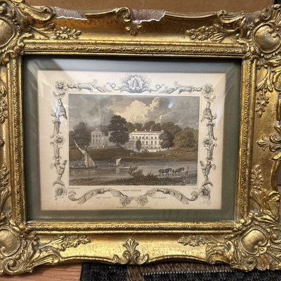 #ad #ad Antique 19th C Engraving quot;Kew Bridgequot; by Tombleson Tingle London Thames $125.00