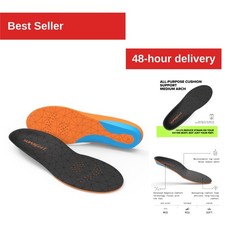 Superfeet All-Purpose Cushion Insoles Medium Arch Support for Men Women