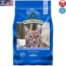 High Protein Chicken Dry Cat Food Healthy Easy Digestion Grain-Free 4 Lb. Bag