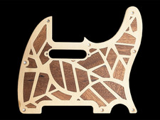 Telecaster Schlagbrett, handgefertigt aus exo...