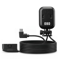 OBD2 Dash Cam Power Cable USB C, OBD to Type-C Adapter Hardwire Kit