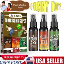 Liquid Fart Spray Stink Bomb Smelly Stinky Ass Toxic Bomb Crap Gag Prank Joke US