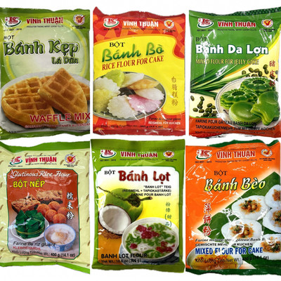 1 Pack Vinh Thuan Vietnamese Dessert Flour Mix Ready to Use, 14.1oz Each
