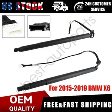 Left+Right For 2015-19 BMW X6 Lift Supports 2Pcs 51247318651 51247318652