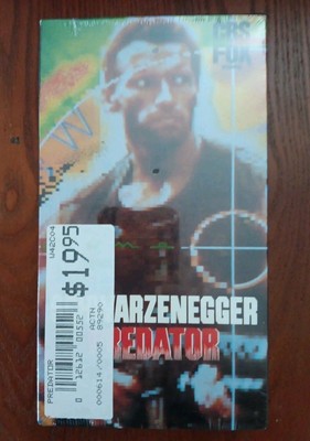 PREDATOR VHS Sealed 1988 CBS FOX VIDEO Watermark 1st Run