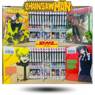 Chainsaw Man Manga English Vol 1-19 Half/Full Set Comic New by Tatsuki Fujimoto