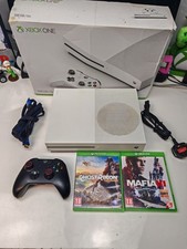 Microsoft Xbox One S Games Console White, 500GB With Original Box