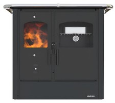 Lincar Küchenherd Nada 9 kW Schwarz Kamin, Ofen, Küchenofen