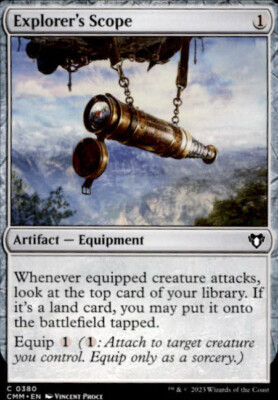 MTG Explorer's Scope #380 CMM Eng. Common B3213