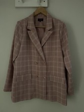 Pink Military Blazer Size 16 In The Style