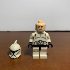 LEGO Star Wars Clone Trooper Minifigure White Phase 1 Episode 2 75000 (sw0442)